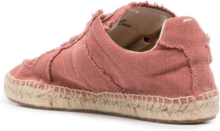 Maison Margiela CO Stof Espadrilles Sneakers Roze Dames