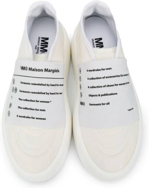 Maison Margiela Iconische Logo Sneakers Wit Dames