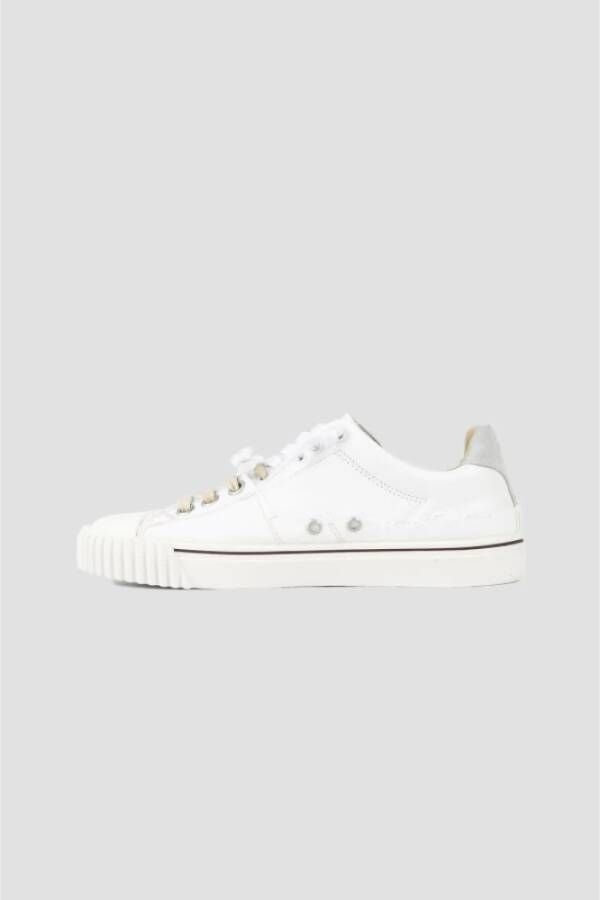 Maison Margiela Witte Sneakers met Studs Wit Dames