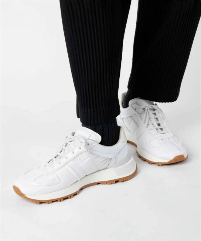 Maison Margiela Witte Evolution Runner Sneakers Wit Heren