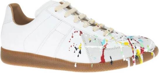 Maison Margiela Verfspatten sneakers Wit Heren