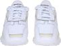 Maison Margiela Witte Lage Sneakers van Leer met Geperforeerde Details White - Thumbnail 2