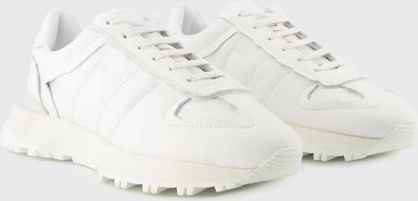 Maison Margiela 50 50 Klassieke Blanc Sneakers Wit Heren