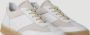 MM6 Maison Margiela Witte Leren Sneakers met Beige Patches Wit - Thumbnail 8