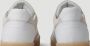 MM6 Maison Margiela Witte Leren Sneakers met Beige Patches Wit - Thumbnail 10