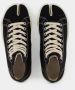 Maison Margiela Zwarte en witte leren hoge sneakers Multicolor Dames - Thumbnail 6