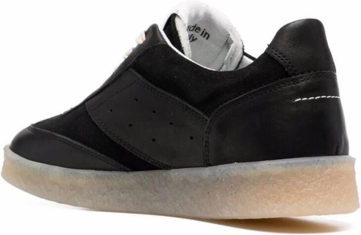 Maison Margiela Stijlvolle Leren Sneakers voor Vrouwen Zwart Dames