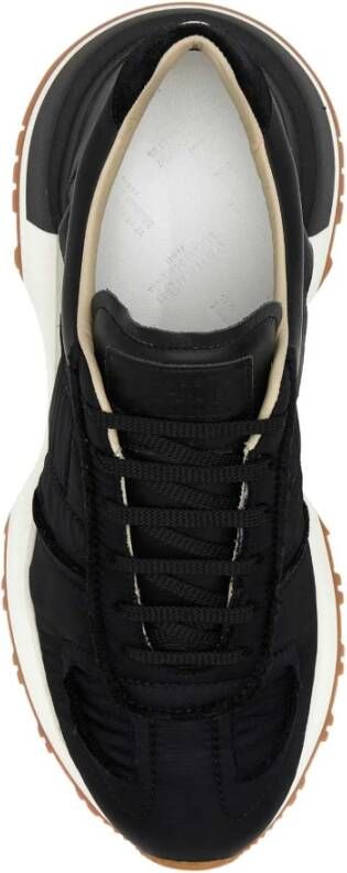 Maison Margiela Zwarte nylon 50-50 sneakers Stijlvol en veelzijdig Zwart Heren