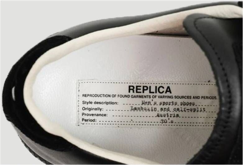 Maison Margiela Iconoclastische Replica Sneakers Zwart Heren