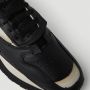 Maison Margiela Zwarte Leren Sneakers met Geperforeerd Ontwerp Black - Thumbnail 9