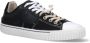 Maison Margiela Zwarte Leren Evolution Low-Top Sneakers Black Heren - Thumbnail 9