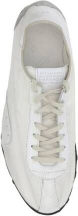 Maison Margiela Suède Leren Sneakers Non-Slip Zool White Heren