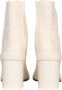 Maison Margiela Tabi H80 Ankle Boots in White Leather Wit Dames - Thumbnail 4