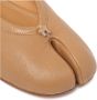 Maison Margiela Uitgesneden leren ballerina's met platte zool Beige Dames - Thumbnail 12