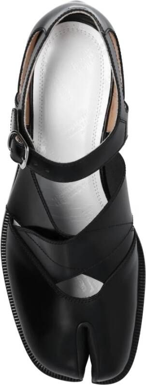 Maison Margiela Tabi leren sandalen