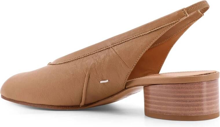 Maison Margiela Tabi leren slingback hakken