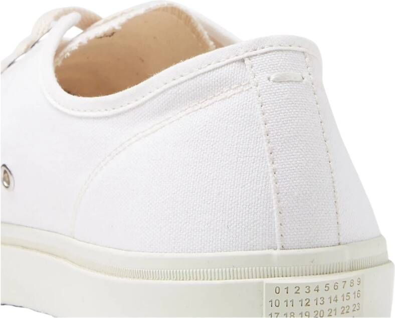 Maison Margiela Tabi Low Top Sneakers Wit Heren