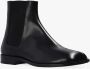 Maison Margiela Stijlvolle Leren Chelsea Boots Zwart Heren - Thumbnail 4