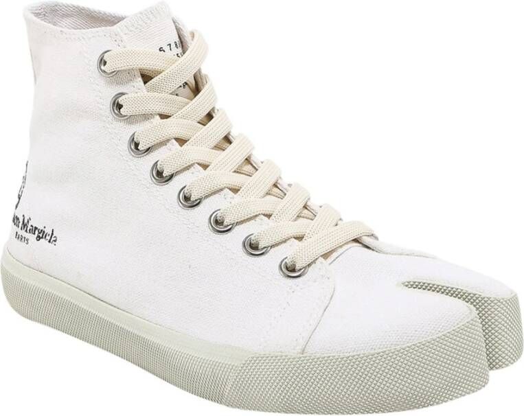 Maison Margiela Split Toe Sneakers White Heren