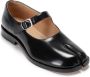 Maison Margiela Zwarte leren loafers met Tabi teen Black Dames - Thumbnail 2