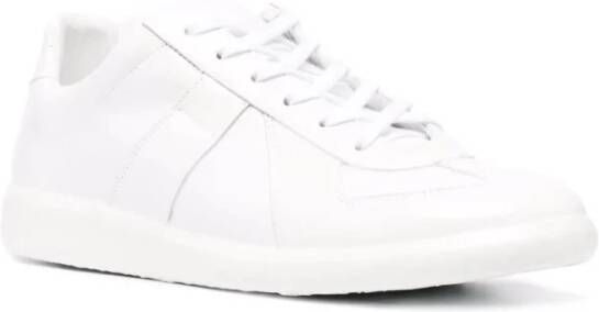 Maison Margiela Witte Elegante Gesloten Platte Sneakers White Dames