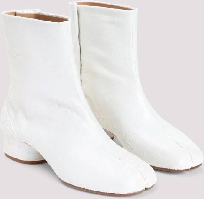 Maison Margiela Witte Enkellaarsjes