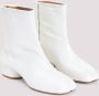 Maison Margiela Witte Parelmoer Tabi Enkellaarsjes - Thumbnail 2