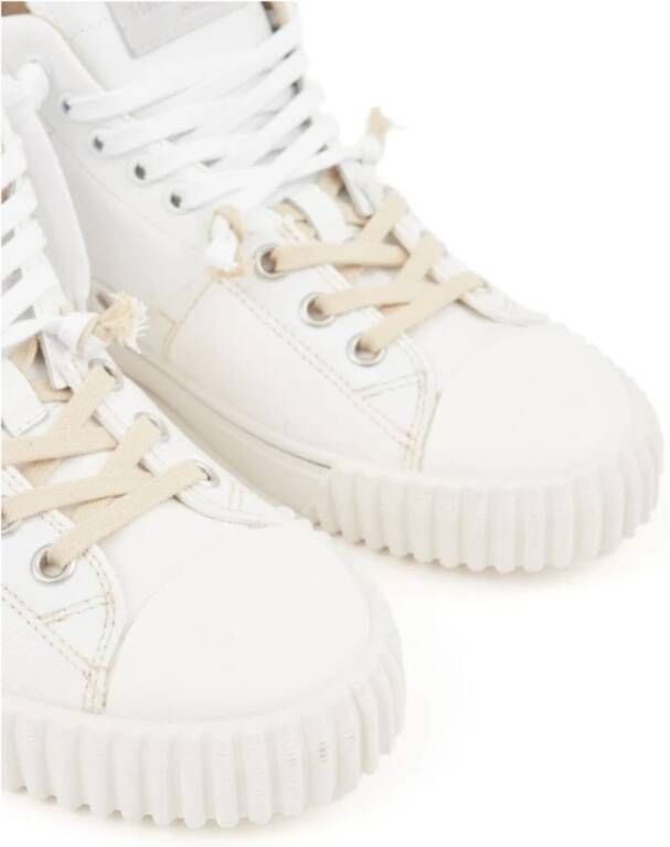 Maison Margiela Witte Evolution Mid Sneakers White Heren