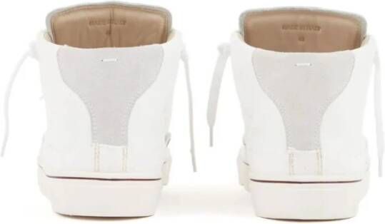 Maison Margiela Witte Evolution Mid Sneakers White Heren