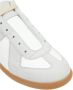 Maison Margiela Witte Leren Sneakers met Grijze Suède Inzetstukken White - Thumbnail 13