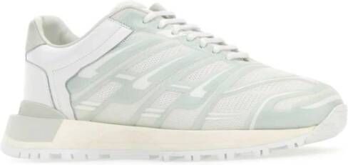 Maison Margiela Witte Mesh Rubber Sneakers White Heren