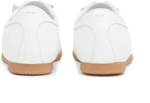 Maison Margiela Witte Panelled Low-Top Sneakers White Heren