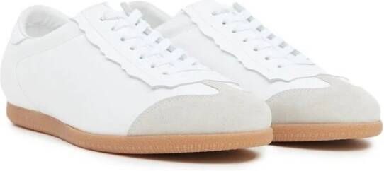Maison Margiela Witte Panelled Low-Top Sneakers White Heren