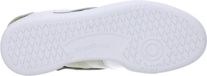 Maison Margiela Witte Stoffen Sneakers Casual Veters Rubberen Zool