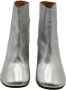 Maison Margiela Zilver Metallic Leren Enkellaarzen Grijs Dames - Thumbnail 4