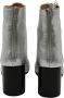 Maison Margiela Zilver Metallic Leren Enkellaarzen Grijs Dames - Thumbnail 5