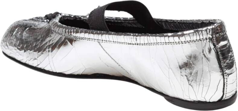 Maison Margiela Zilveren Tabi Ballerina Flats