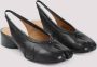 Maison Margiela Zwarte Leren Ballerina's Elegante Comfortabele Schoenen Black Dames - Thumbnail 12