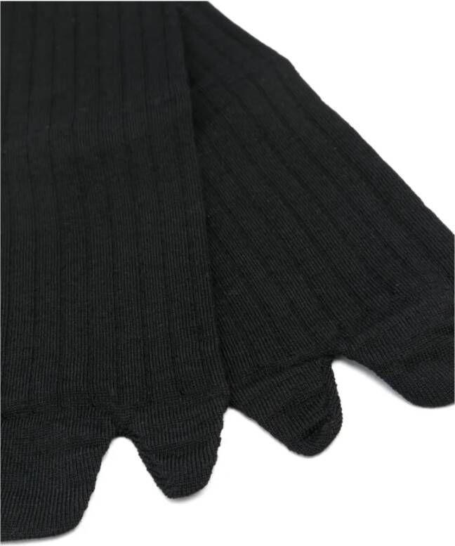 Maison Margiela Zwarte Bootleg Sokken