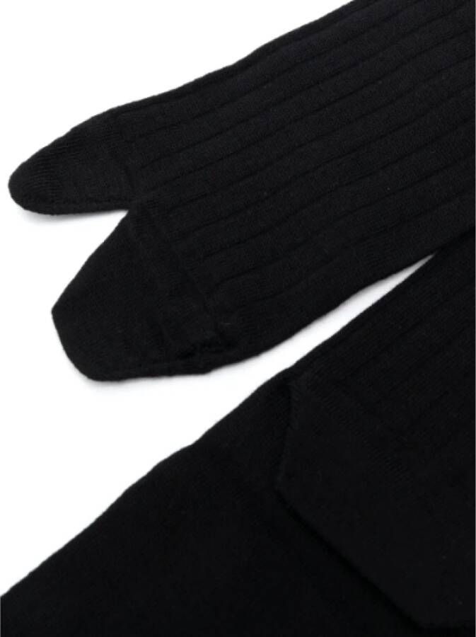 Maison Margiela Zwarte Bootleg Sokken