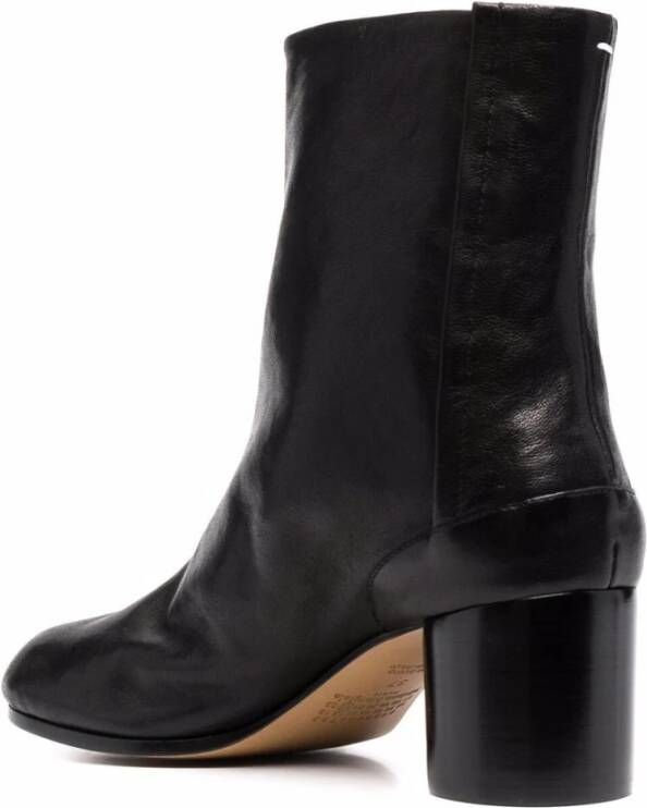 Maison Margiela Zwarte enkellaarzen voor vrouwen