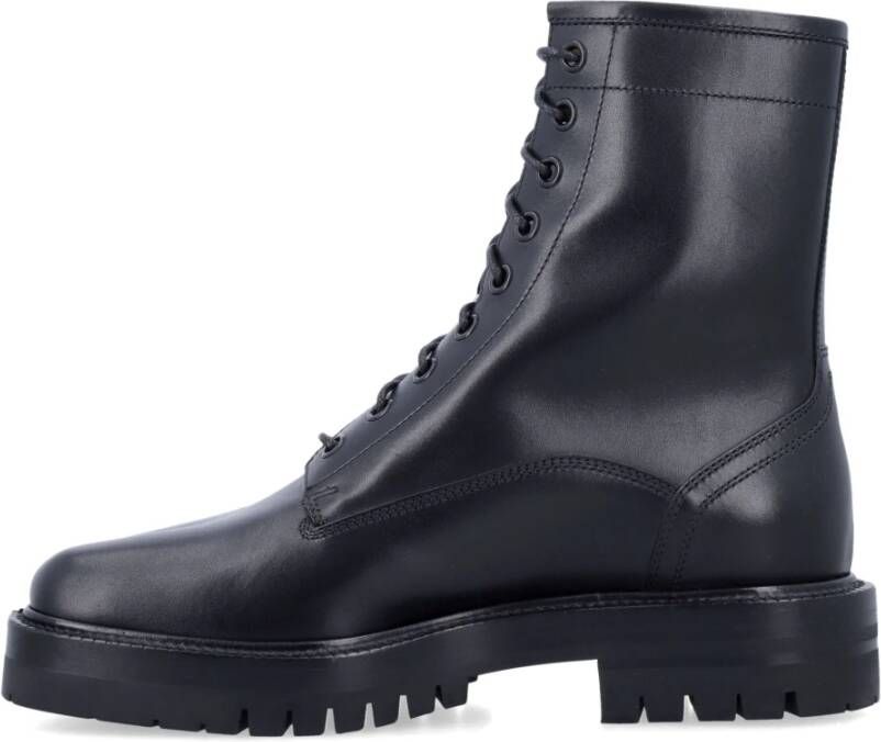 Maison Margiela Zwarte Gesloten Tabi Laarzen Aw24 Black Dames