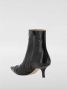 Maison Margiela Zwarte Lakleren Kitten Heel Laarzen - Thumbnail 2