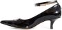 Maison Margiela Zwarte Lakleren Pumps met Puntige Neus - Thumbnail 2