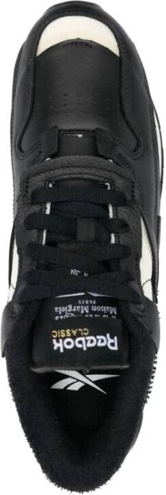 Maison Margiela Zwarte Leren Casual Sneakers
