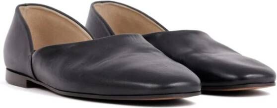 Maison Margiela Zwarte Leren Instap Sandalen Black Heren