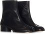 Maison Margiela Zwarte Leren Laarzen met Tabi Split-Teen Vorm Black Dames - Thumbnail 2