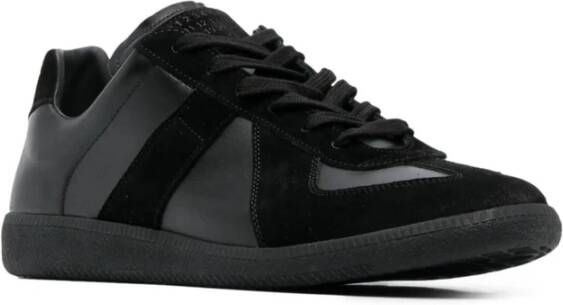 Maison Margiela Zwarte Sneaker met Multi-Panel Design