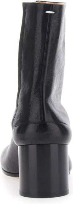 Maison Margiela Zwarte Tabi Enkellaarzen