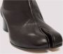 Maison Margiela Zwarte Leren Laarzen met Tabi Split-Teen Vorm Zwart Dames - Thumbnail 9